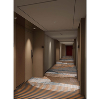 Tapis 80% laine 20% nylon pour couloir d'hôtel, moquette mur à mur pour théâtre