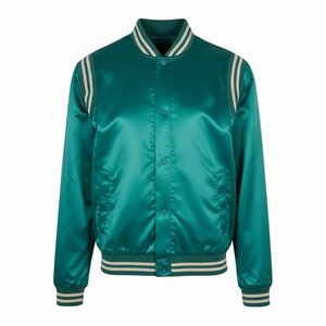 Veste Letterman personnalisée de haute qualité pour hommes, style de rue, laine Melton grise à la mode/cuir noir de coupe contemporaine - Product Image 1