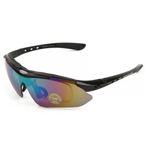 战术运动护目镜UV400偏光太阳镜，带5个可互换镜头，用于射击/骑自行车/滑雪防雾眼镜 - Product Image 5