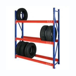 الأكثر مبيعًا أرفف فولاذية للإطارات من 2-4 طبقات رف فردي/متين لتخزين الإطارات أرفف معدنية مخصصة للإطارات - Product Image 6