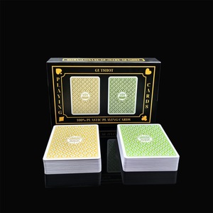 Texas Holden <span class=keywords><strong>Poker</strong></span> Étanche Durable Usine En Gros Custom-Quantité Production Imprimé Robuste PVC Cartes En Plastique - Product Image 5