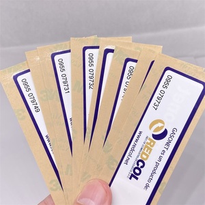 Xe kính chắn gió <span class=keywords><strong>NFC</strong></span> RFID Sticker số serial in trên cả hai mặt 13.56MHz RFID kính chắn gió <span class=keywords><strong>Tag</strong></span> cho nhận dạng xe - Product Image 5