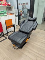 Siège de conducteur de camion universel de haute qualité confortable en cuir AutoLiuma à suspension pneumatique robuste modèle L091 en différentes couleurs