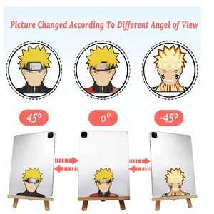 Technologie d'impression lenticulaire avancée Autocollant d'anime lenticulaire 3D Effet de retournement haute définition Durable étanche - Product Image 5