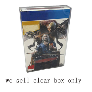 Scatola protettiva trasparente per PS4 per <span class=keywords><strong>The</strong></span> <span class=keywords><strong>Witcher</strong></span> <span class=keywords><strong>3</strong></span>: Blood and Wine DLC Enhanced Edition, custodia in plastica trasparente per esposizione e conservazione. - Product Image 5