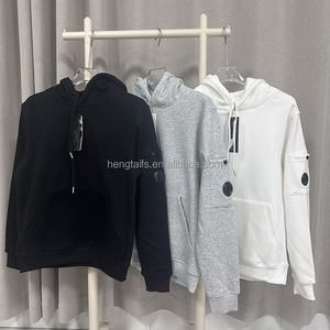 Design tascabile con obiettivo a bottone in <span class=keywords><strong>velluto</strong></span> tinta unita, <span class=keywords><strong>felpa</strong></span> sportiva con cappuccio Casual stile coppia - Product Image 2