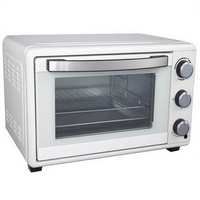 Four à convection 25L en acier inoxydable avec commande mécanique, fonctions de cuisson, de maintien au chaud et de minuterie, classe d'efficacité énergétique électrique