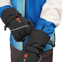 Gants de ski d'hiver coupe-vent et résistants à l'eau pour sports d'extérieur Gants de snowboard chauffants à batterie