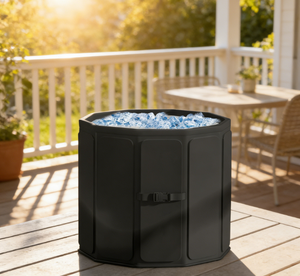Vanace <b>Foldable</b> Outdoor Ice <b>Bath</b> Tub with Chiller All Weather Cold Plunge System for Backyard Patio - Product Image 1