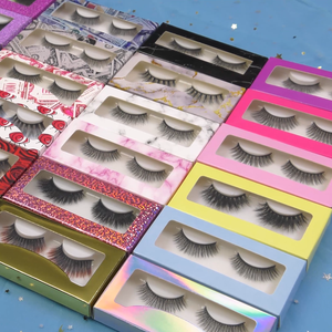 最高のミンクまつげ卸売まつげつけまつげフルストリップまつげ3Dまつげミンク25mm5dミンクまつげベンダー - Product Image 3