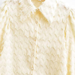 QSY donna 2022 a T Mn nuova moda <span class=keywords><strong>barba</strong></span> da gatto Blo Ses Vintage manica lunga B Tton- P camicie da donna top Chic - Product Image 4