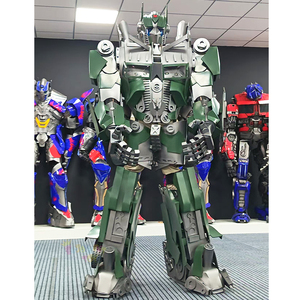 New High-End Fashion Green Color <strong>Optimus</strong> <strong>Prime</strong> Robot Mascot <strong>Costume</strong> for Adults Wear Walking Robot <strong>Costumes</strong> - Product Image 3
