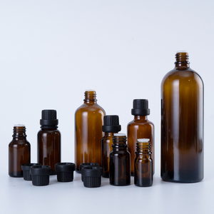 60ml chai thủy tinh màu Nâu Thủy Tinh Tinh dầu massage cơ bản chai thủy tinh với nắp đen chống trẻ em màu đen - Product Image 3