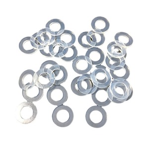 Flat Silicone <b>Washers</b> 10mm Inner Diameter General Industry Use Plain Finish Transparent Seal Rings For Furniture And Bottles - Product Image 1