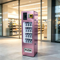 Mini distributeur automatique intelligent avec prise en charge API SDK, distributeur automatique combiné à haute rentabilité, best-seller pour les collations, les boissons et les articles de vente au détail