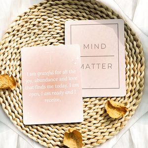 Ensembles de cartes d'affirmation positive de l'esprit de la matière d'impression de conception personnalisée pour l'âme - Product Image 6