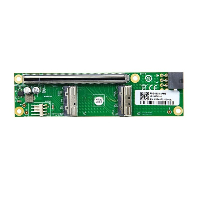 PCIe 5.0 X16 to 2*MCIO 8X Riser Cable GPU Riser Compatible with Gen 5 GPUs Data Cables Industrial Computer Accessories in Stock