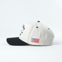Gorra de Béisbol Personalizada de 5 Paneles, Estructurada, de Algodón Oxford, con Estampado de Leopardo, Dos Tonos, Logotipo Bordado, Unisex, para Golf
