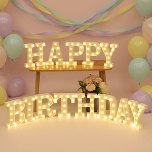 Letras LED RGB de 2 pies, 3 pies y 4 pies, Tubo de Luz de Neón, Letras Personalizables, Letras LED Industriales para Rótulos de Restaurantes - Product Image 1