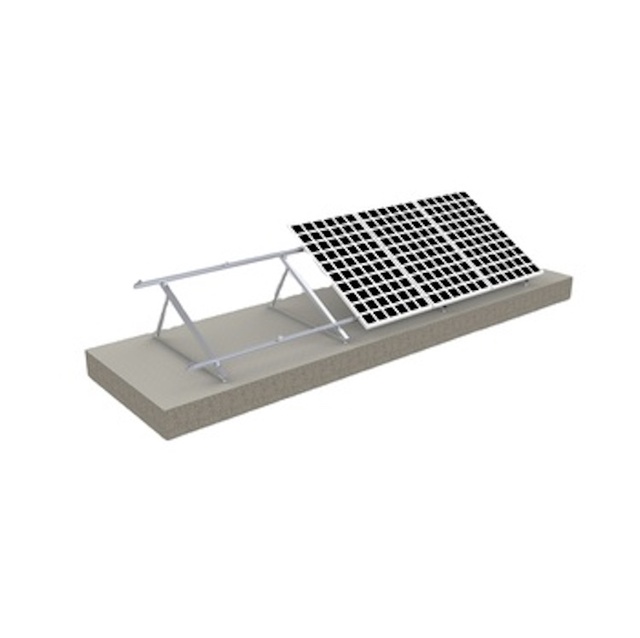 Adjustable Commercial AL 6005-T5 PV Panel Rotating Bracket Anodized Finish Pitched Roof Mounting Carport Installation Tilt 10-45