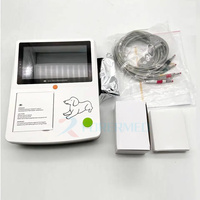 ECG vétérinaire 3 canaux électrocardiogramme numérique Machine vétérinaire ECG Machine 7 plomb ou 12 plomb moniteur ECG vétérinaire