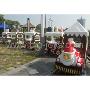 Fairground Attraction Fun Fair Carousel Kids <span class=keywords><strong>Luna</strong></span> Parque de atracciones Pequeño eléctrico Navidad Niños <span class=keywords><strong>Santa</strong></span> Track Train Ride para la venta - Product Image 2