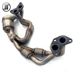 Colector de escape para Impreza Legacy <span class=keywords><strong>Forester</strong></span>, catalizador, <span class=keywords><strong>2006</strong></span>, 2007, 2008, 2009, 2010, 2011, 2.5L, precio de fábrica - Product Image 2