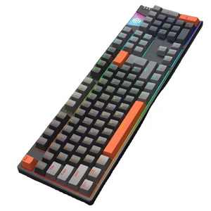 Games Cheap <b>Computer</b> Keyboard Games RGB Games RGB Keyboard Wired Backlit Keyboard 104 Keys PC Laptop Variety - Product Image 2