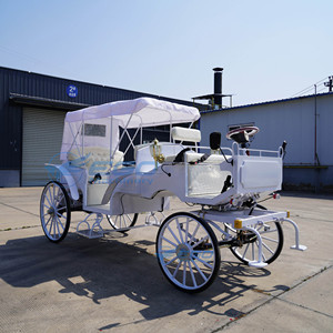Chariot Électrique de Tourisme de Haute Qualité à 4 Roues & Calèche Électrique Tirée par des Chevaux - Product Image 6