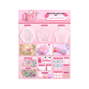 Molde de silicona hecho a mano con forma de garra de gato para amasar, kit de materiales DIY para niñas, juego de juguetes personalizables para desestresarse. - Product Image 1