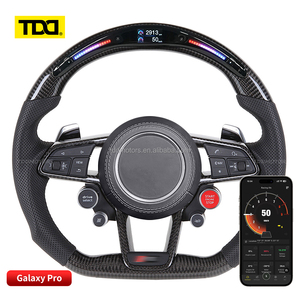 Volante Deportivo de Fibra de Carbono TDD LED para Audi A3/A4/A5/A6/A7/A8/Q5/Q7/TT/RS3 RS4 RS6 Personalizado - Product Image 1