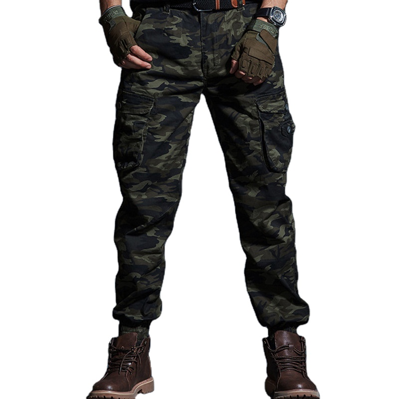 Pantalones Hombre Camuflaje Militar Cargo Bolsillos Múltiples Pantalones  Sueltos Homme - Negro | Linio México - GE598FA1IT4USLMX