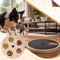 Tapis de grattage interactif pour chiens, à angle réglable, en bois remplaçable, écologique, autoportant