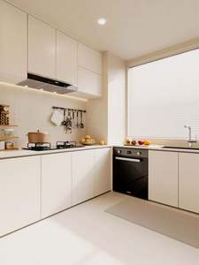 Gabinetes de Cocina Modulares Modernos Personalizados de Fábrica con Tablero de Partículas Ecológico, Módulos y Diseño de Paneles Personalizables - Product Image 2