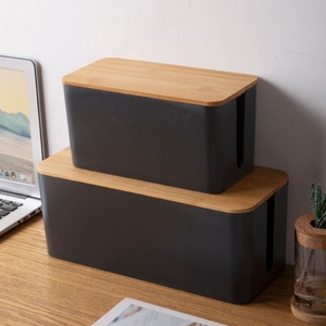 Hộp lưu trữ Dải container sạc dòng máy tính quản lý dây hider Bìa hộ gia đình dây điện cáp tổ chức trường hợp - Product Image 5