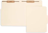 Carpetas de archivos de sujeción de Manila, Pestaña reforzada de corte 1/3, 2 puntas duraderas Unidas diseñadas para organizar archivos médicos estándar