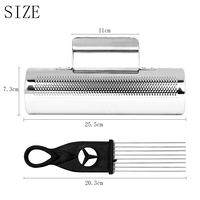 China Orff Factory Strickle Frogs 25.5*7.3 cm Percussion Instrument Stainless Steel Metal Frogs Guiro