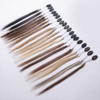 Extensions de cheveux humains vierges russes 12A brillantes d'usine d'origine, anti-décoloration, avec échantillon de couleur personnalisé pour salon