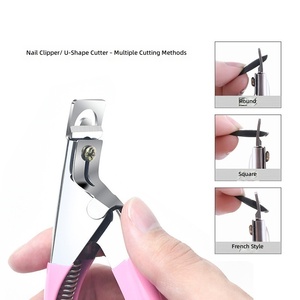 Coupe-ongles professionnel en acier inoxydable pour manucure, coupe-cuticules à ressort pour faux ongles - Product Image 2