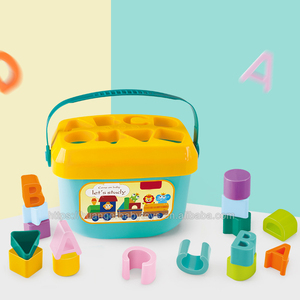 Huanger Montessori cảm giác trò chơi học tập giáo dục đồ chơi trẻ em phân loại <span class=keywords><strong>Cube</strong></span> SORTER hộp nhựa đầy màu sắc hình dạng khối đồ chơi trẻ em - Product Image 3
