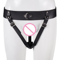 Amazon Best-seller : Double Godemichet Strap-On Noir pour Jouet Sexuel, Godemichet Supplémentaire Ajoutable