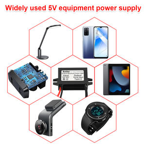 DC DC 벅 컨버터 12V 24V에서 <span class=keywords><strong>5V</strong></span> 3A로 변환하는 마이크로 타입-C 미니 USB 차량용 휴대폰 충전기 - Product Image 3