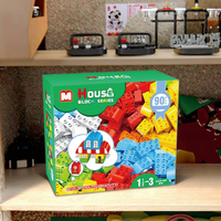 Di alta qualità Multi-forma di blocchi di plastica da costruzione scuola materna educativi Set regalo giocattoli per bambini dai 5 ai 7 anni