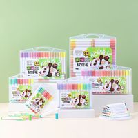 Fournisseur OEM, ensemble de pinceaux en plastique souple personnalisé, stylos marqueurs en acrylique, stylos marqueurs professionnels pour l'art, le graffiti, les étiquettes, le dessin