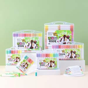 ปากกาเมจิกอะคริลิคแบบนิ่มสำหรับงานศิลปะมืออาชีพ ปากกาสำหรับวาดภาพและทำกราฟฟิตี  รับผลิตตามแบบ (OEM) - Product Image 2