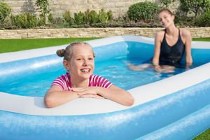 Piscina Familiar Inflable Rectangular Azul <span class=keywords><strong>Bestway</strong></span> 54150, <span class=keywords><strong>3.05</strong></span> m X 1.83 m X 46 cm - Product Image 2