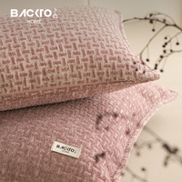 Housse de coussin de canapé en sergé jacquard de luxe moderne Design d'intérieur taie d'oreiller décorative de salon fournitures d'hôtel