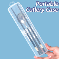 Boîte à couverts portable SUNSHING OEM ODM, étui de rangement pour vaisselle de voyage, étui à couverts, fourchette, cuillère, baguettes pour le camping