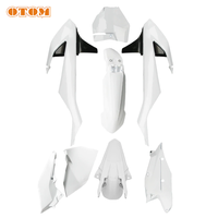 OTOM Kit Carénage Complet Moto Cross en Plastique pour KTM EXC EXCF SX SXF XC XCF XCW 125 250 350 450 Modèles 16-18