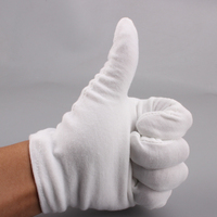 Gants respirants 100% coton pour femmes, Machine gants en coton blanc pour mains sèches